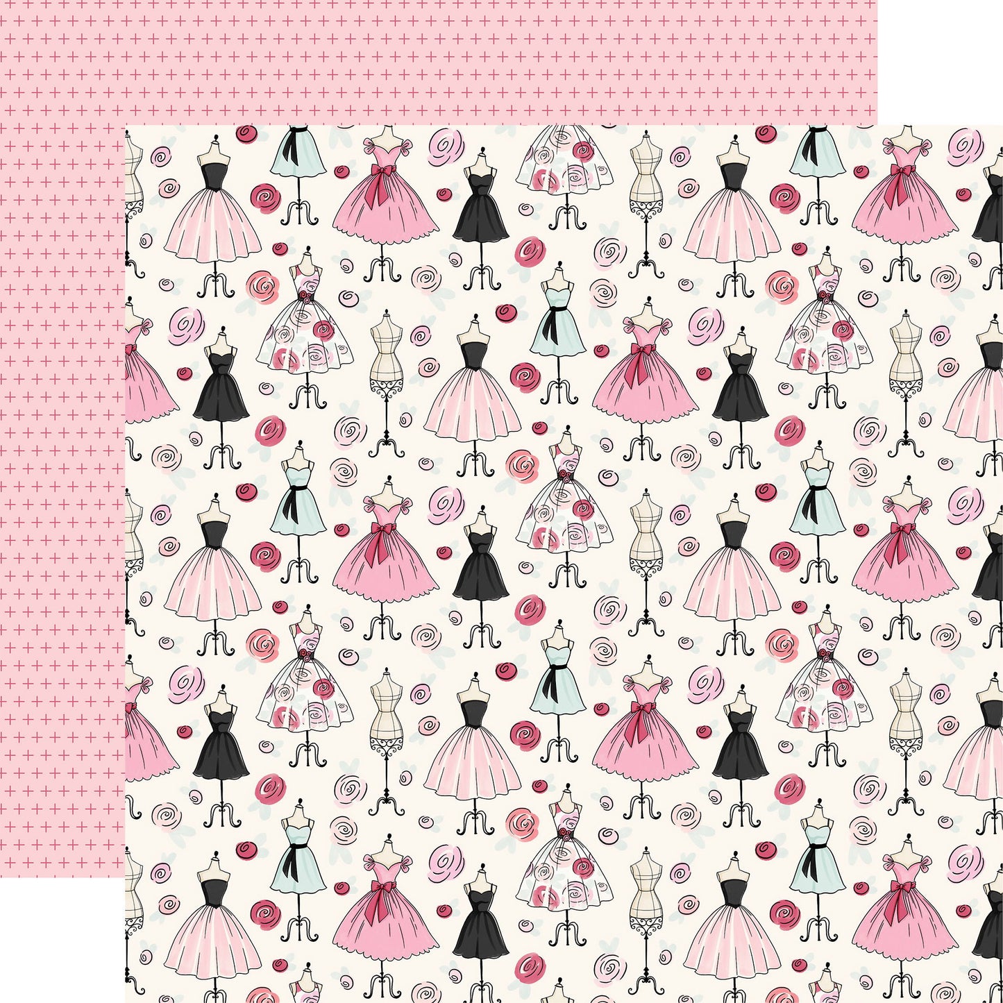 Carta Bella French Girl Fashionista Dresses DS Paper (1 Sheet)