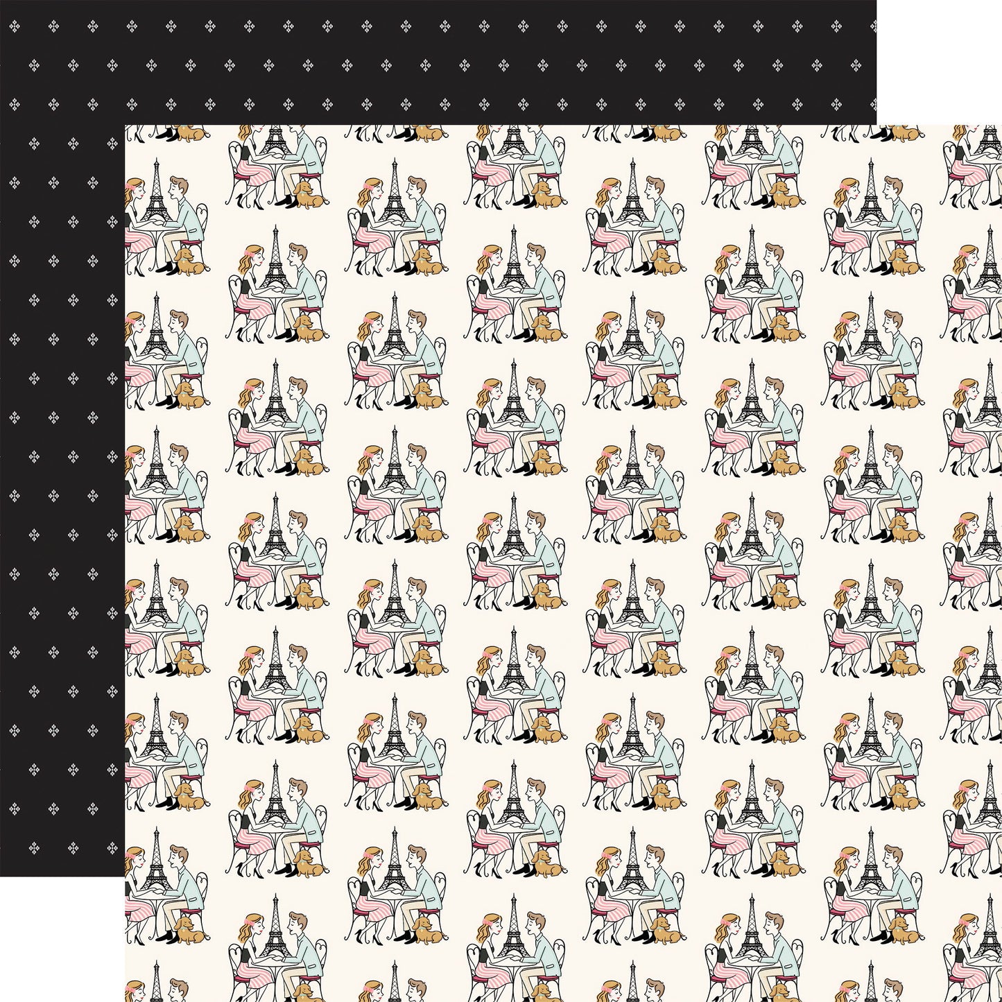 Carta Bella French Girl In Love In Paris DS Paper (1 Sheet)