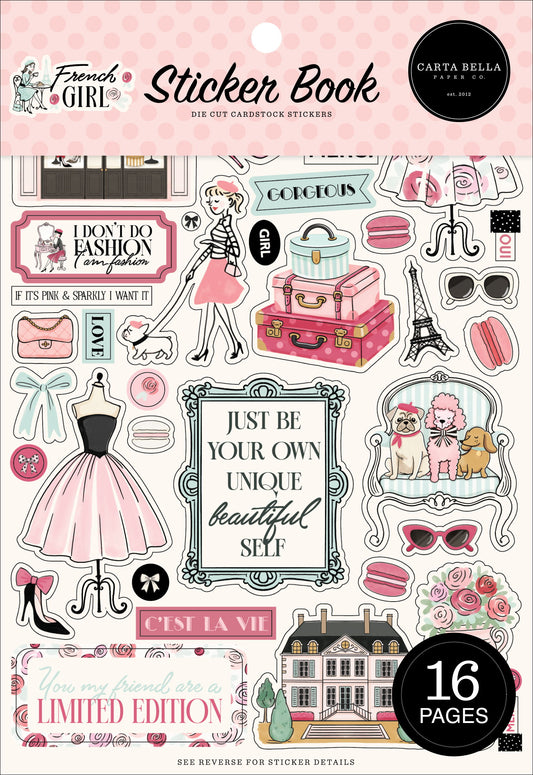 Carta Bella French Girl Sticker Book