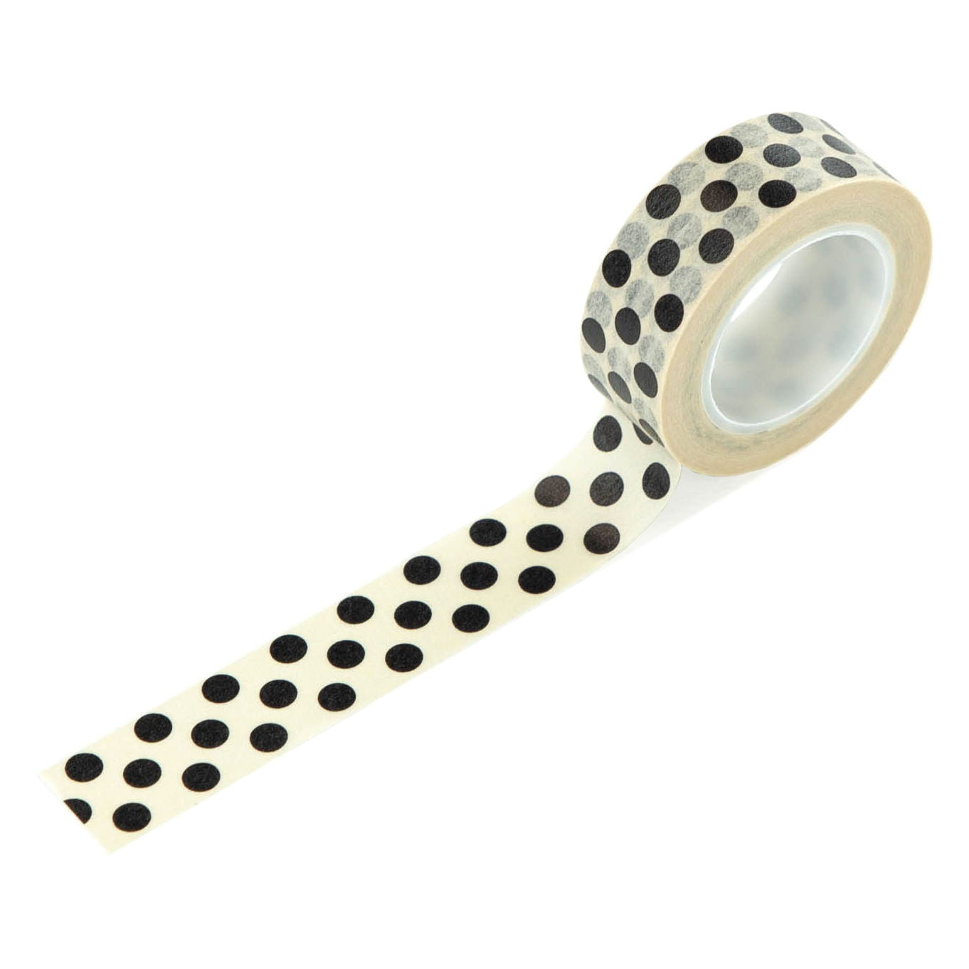 Carta Bella French Girl Big Black Polka Dot Washi Tape