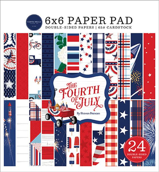 DISC - Echo Park Fourth of July 6x6 Pad