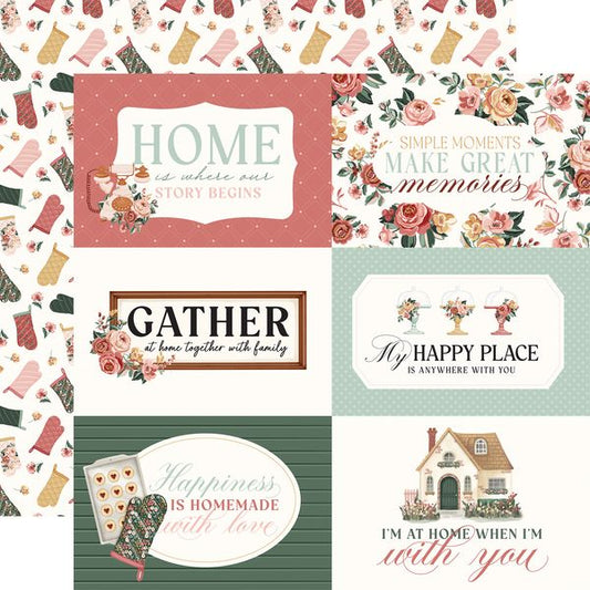Echo Park Feels Like Home: 6x4 Journaling Cards