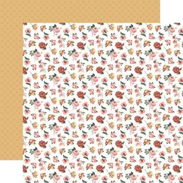 Echo Park Feels Like Home: Vintage Roses DS Paper