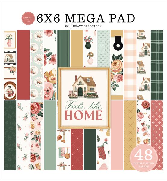 Echo Park Feels Like Home Cardmakers 6X6 Mega Pad