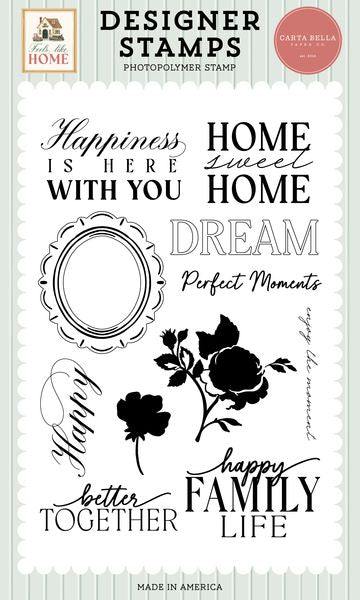 Echo Park Feels Like Home: Here With You Stamp Set