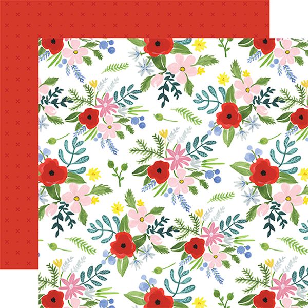 Flora No. 4 Bold Large Flower DS Paper (1 Sheet)