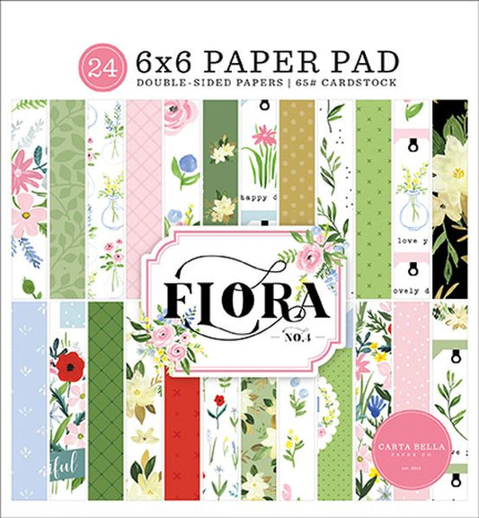 DISC - Carta Bella DISC - Flora No. 4 6x6 Paper Pad