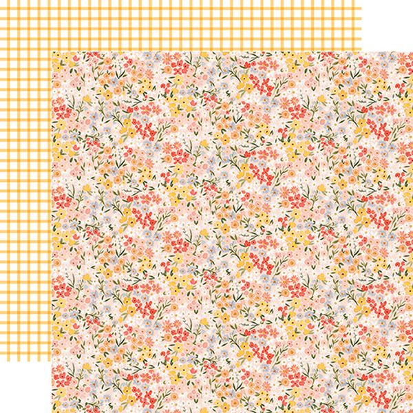 Carta Bella Flora No. 5 Happy Small Floral DS Paper (1 Sheet)