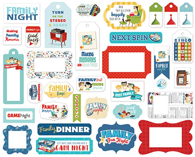 Family Night Frames & Tags