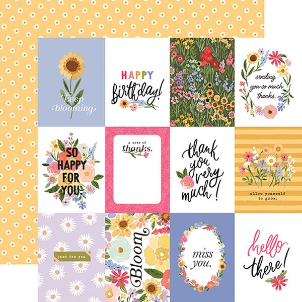 Carta Bella Flora No. 6 Double-Sided Cardstock 12"X12"-Wild Journaling Cards