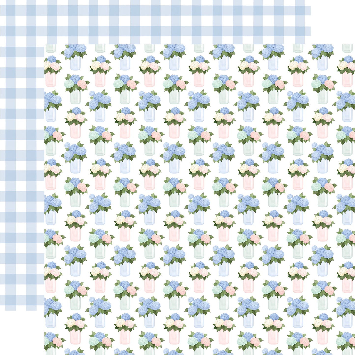 Carta Bella Flower Shoppe: Flowers In Vases DS Paper (1 Sheet)