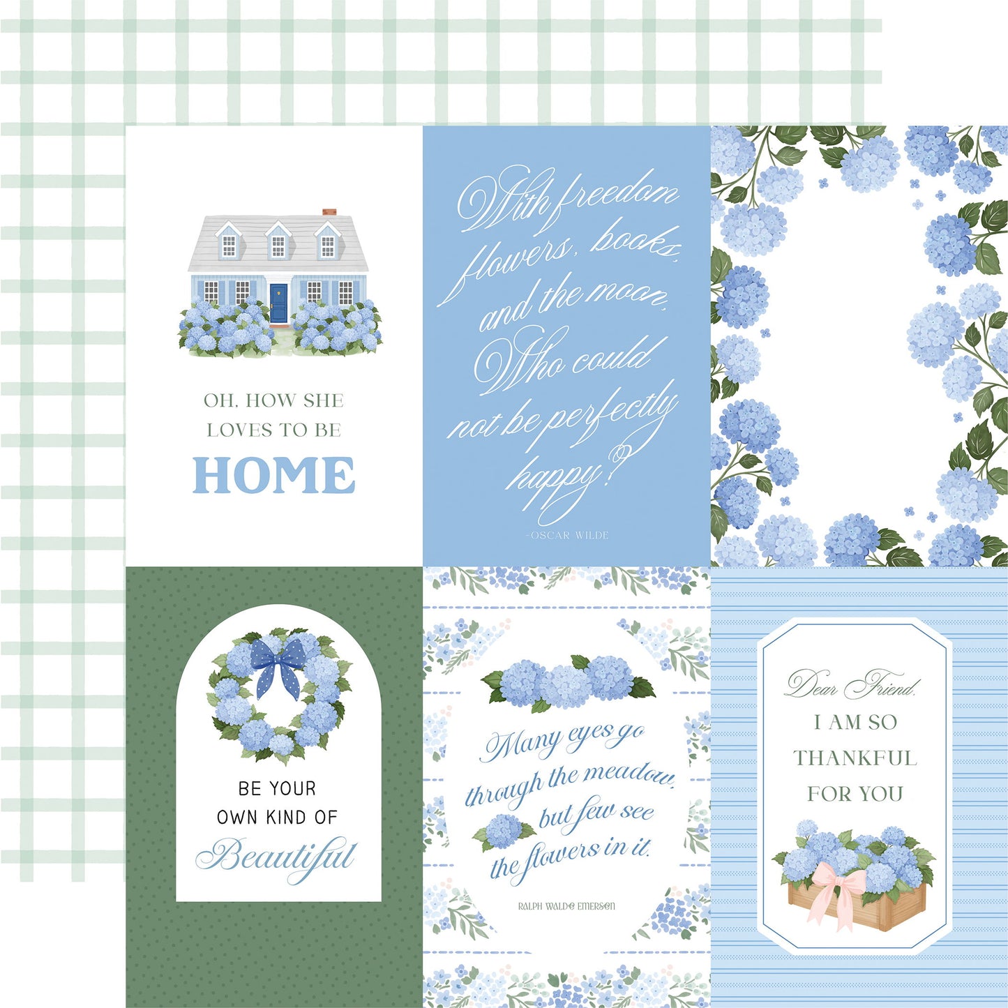 Carta Bella Flower Shoppe: 4x6 Journaling Cards DS Paper (1 Sheet)