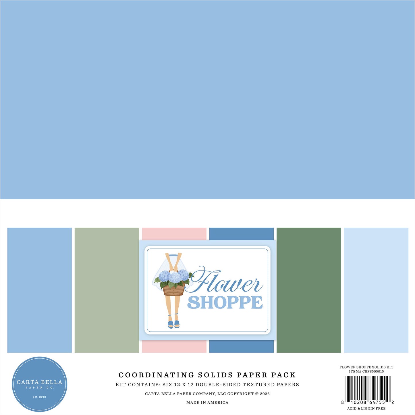 Carta Bella Flower Shoppe Flower Shoppe Solids Kit