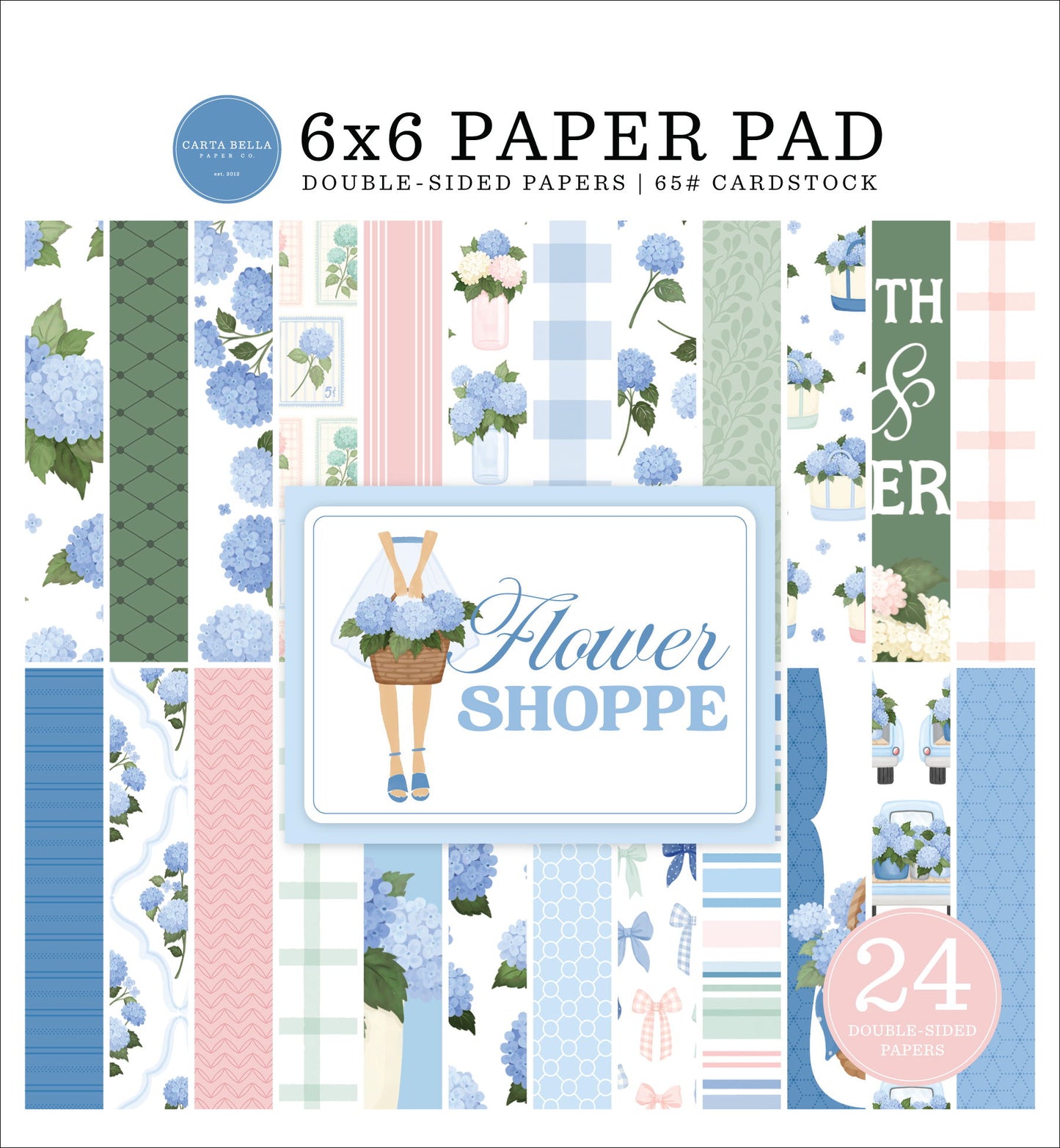 Carta Bella Flower Shoppe Flower Shoppe 6x6 Paper Pad