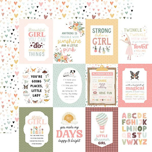 Carta Bella That's My Girl 3x4 Journaling Cards