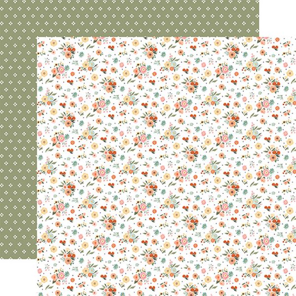 Carta Bella That's My Girl Little Dreamer Floral DS Paper (1 Sheet)