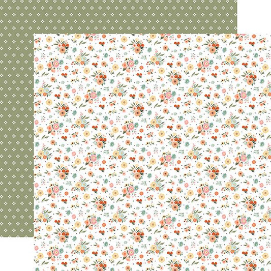 Carta Bella That's My Girl Little Dreamer Floral DS Paper (1 Sheet)