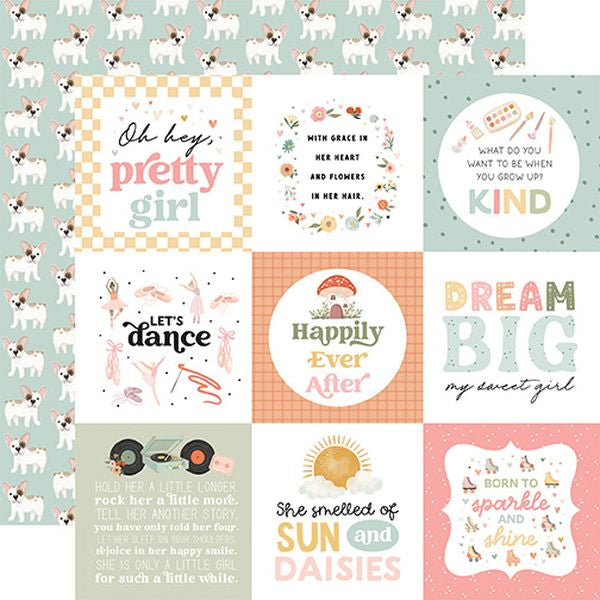 Carta Bella That's My Girl 4x4 Journaling Cards