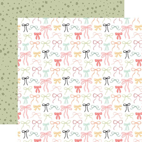 Carta Bella That's My Girl Pretty Girl Bows DS Paper (1 Sheet)