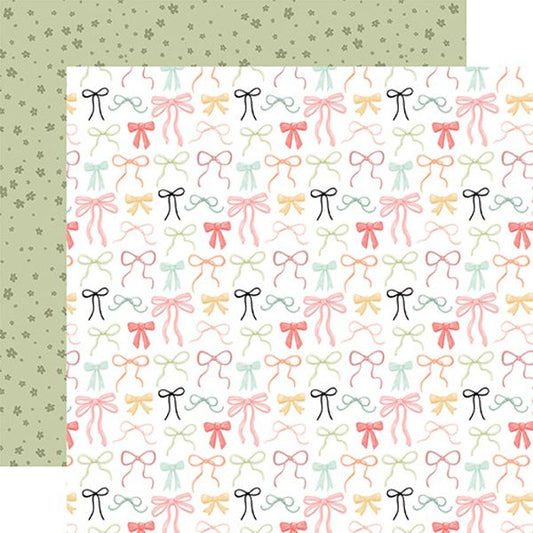 Carta Bella That's My Girl Pretty Girl Bows DS Paper (1 Sheet)
