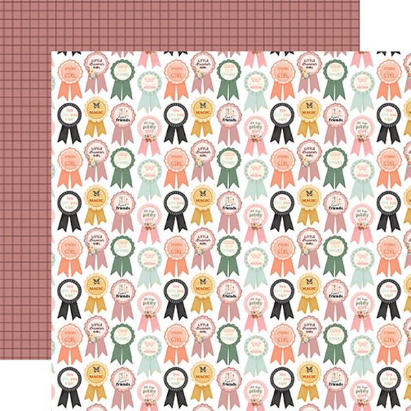 Carta Bella That's My Girl Best Friends Badges DS Paper (1 Sheet)