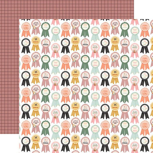 Carta Bella That's My Girl Best Friends Badges DS Paper (1 Sheet)