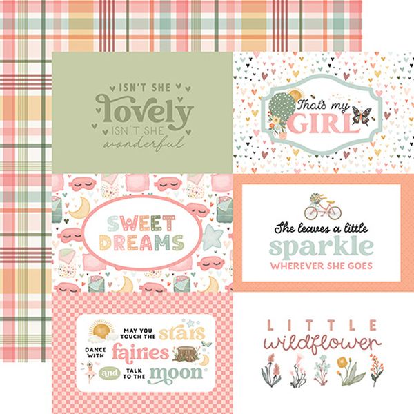 Carta Bella That's My Girl 6x4 Journaling Cards