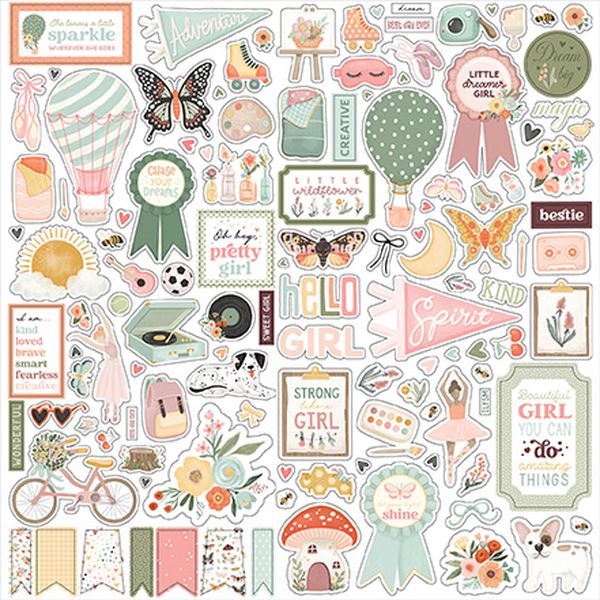 Carta Bella That's My Girl Element Sticker