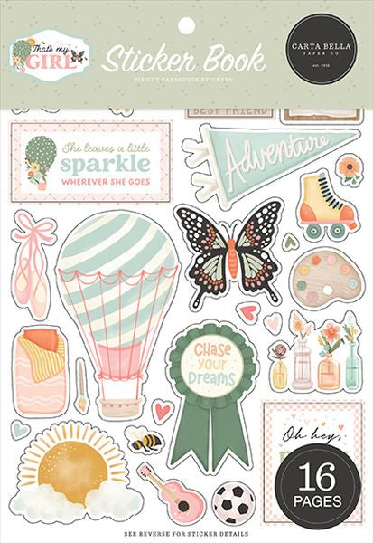 Carta Bella That's My Girl Sticker Book