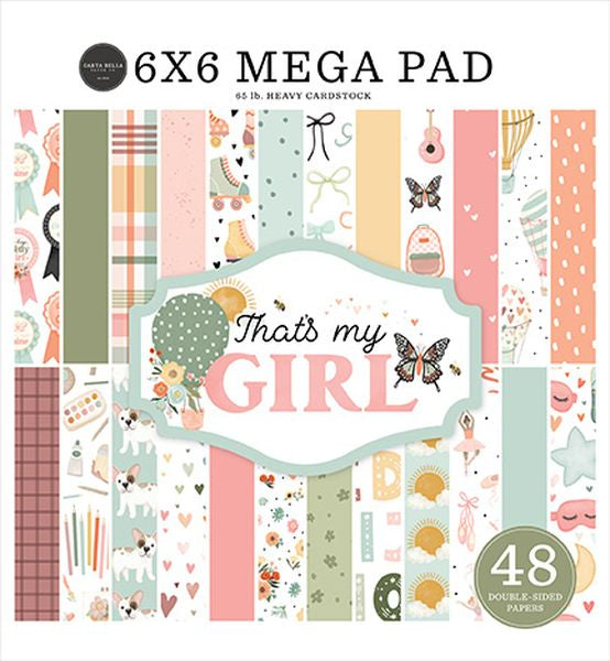 Carta Bella Carta Bella That's My Girl Cardmakers 6X6 Mega Pad