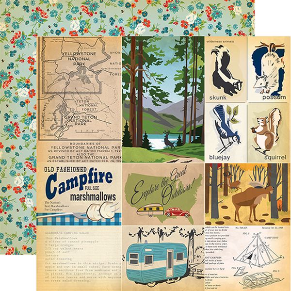 Gone Camping Journaling Cards