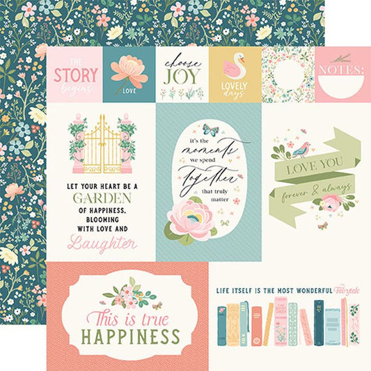 Secret Garden Magic Journaling Cards 12x12 DS Patterned Paper (1 Sheet)
