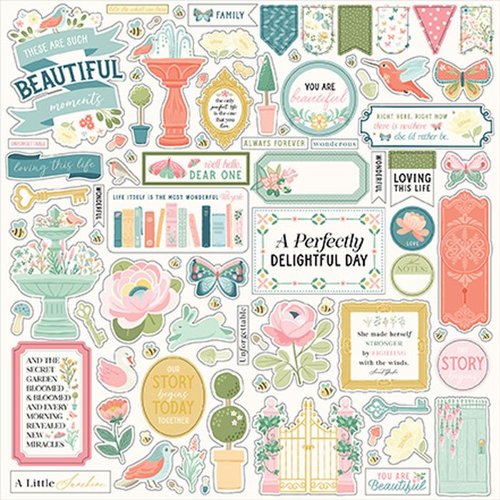Carta Bella Secret Garden Element Sticker
