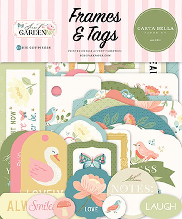 Carta Bella Secret Garden Frames & Tags