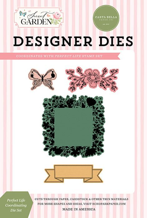 Carta Bella Secret Garden Perfect Life Coordinating Large Die Set
