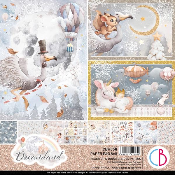 50 Dreamland Pad 8x8 12/Pkg