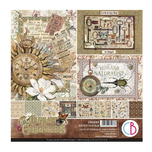Ciao Bella: Cabinet Of Curiosities Pad 8"x8" 12/Pkg