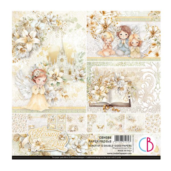 Ciao Bella: Blessing Day Pad 8"x8" 12/Pkg