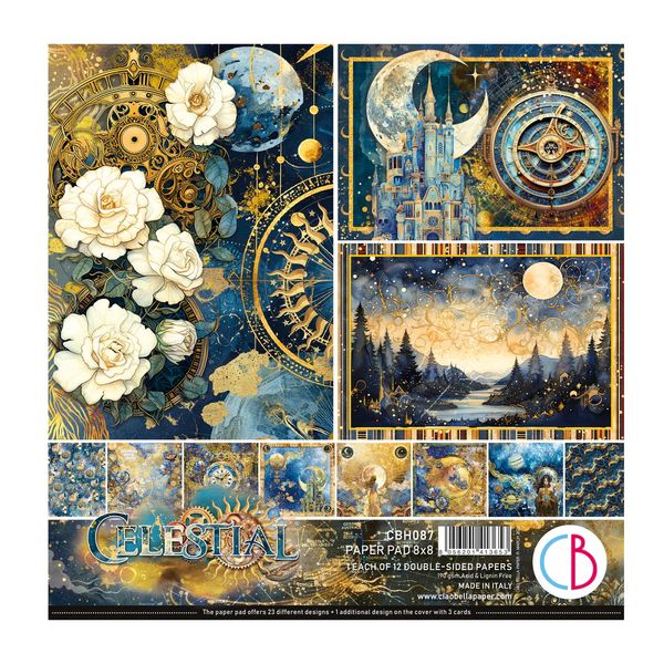Ciao Bella: Celestial Pad 8"x8" 12/Pkg