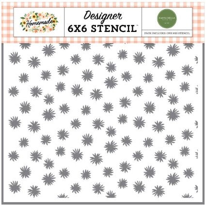 Carta Bella Echo Park DAISY -HOMEMADE STENCIL