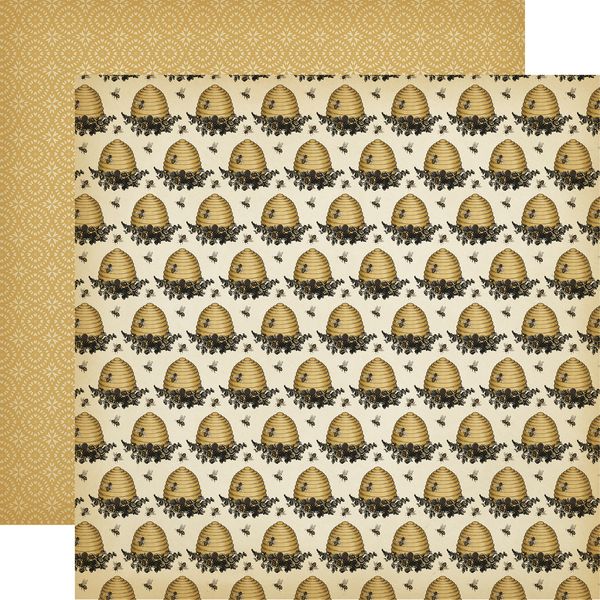Carta Bella  Honey Bee: Busy Beehives 12x12 DS Patterned Paper