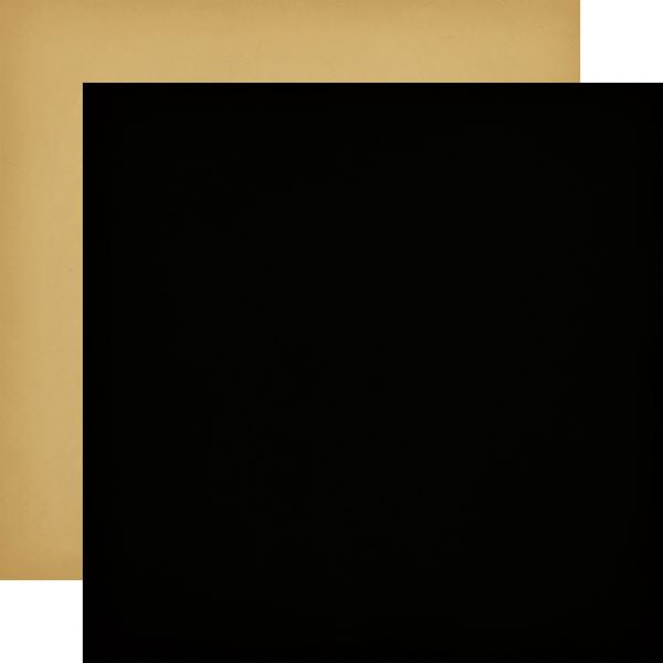 Carta Bella  Honey Bee: Black / Yellow 12x12 DS Coordinating Solid Paper