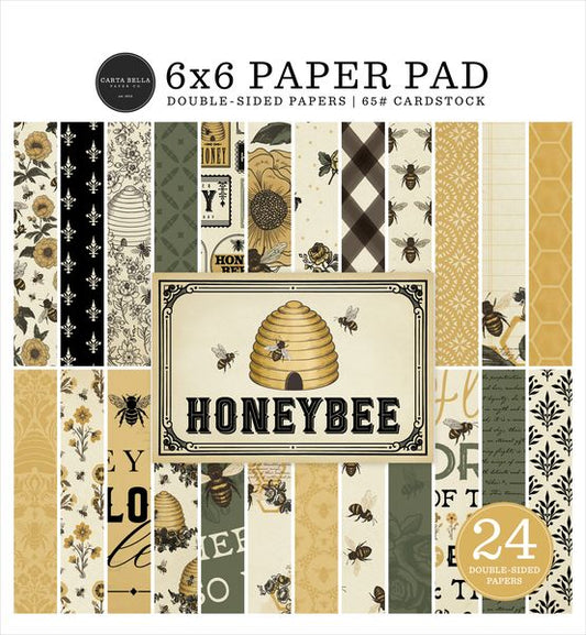 Carta Bella  Honey Bee 6x6 DS Patterned Paper Pad