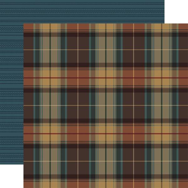 Carta Bella Here Comes Autumn: Moody Plaid 12x12 DS Paper (1 Sheet)