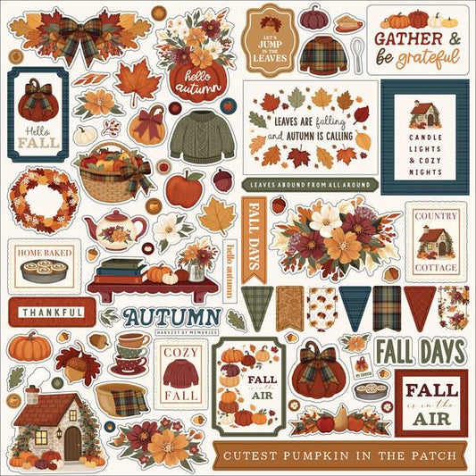 Carta Bella Here Comes Autumn Element Sticker