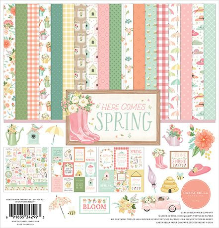 Carta Bella Here Comes Spring Collection Kit