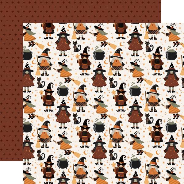 Carta Bella Handmade Halloween: Witches Night Out 12x12 DS Paper (1 Sheet)