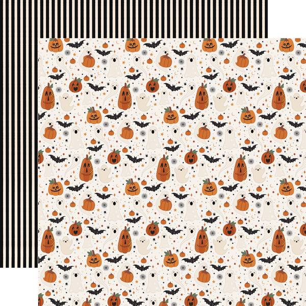 Carta Bella Handmade Halloween: Spooky Wishes 12x12 DS Paper (1 Sheet)