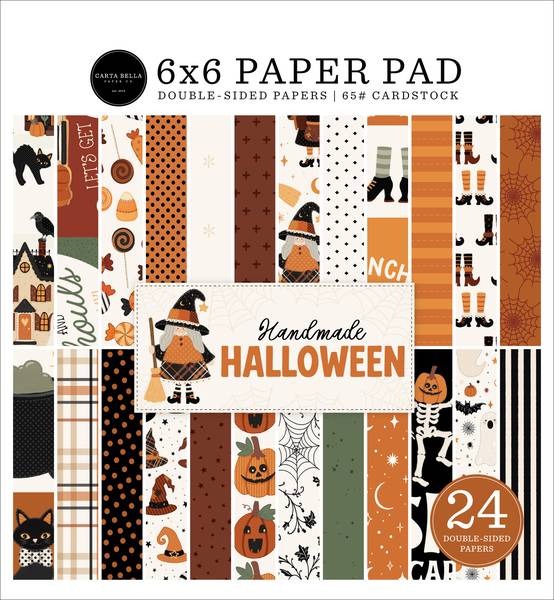 Carta Bella Handmade Halloween 6x6 Paper Pad