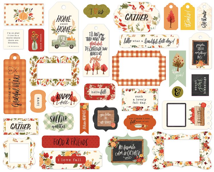Hello Autumn Frames & Tags
